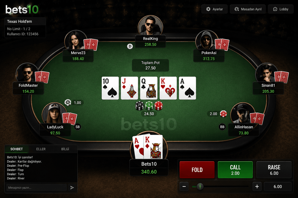 bets10 poker